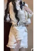 Casual Dresses Kawaii Sweet Fashion Suit kjol Kvinna Slim Bodycon Mini Y2K Short Coat Elegant Korean Style 2 Piece Set 2023 Autumn