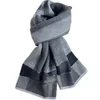 Designer scarf for men women grey knitted Scarves cashmere material