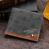 Wallets Men PU Leather Short Wallet With Zipper Pocket Big Capacity Card Holder Small Money Purses Coin Bag WalletWallets