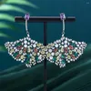 Dangle Earrings GODKI Hiphop Daily Bowknot For Women Wedding Cubic Zirconia Dubai Bridal Costume Jewelry 2024 Summer Party