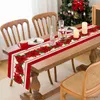 Decorações de natal 2023 corredores de mesa de natal feliz natal decoração para casa toalha de mesa presentes de natal ano novo r231106