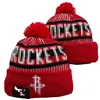 Gorros de lujo Rockets Beanie Houston diseñador Invierno hombres mujeres Diseño de moda sombreros de punto otoño gorro de lana letra jacquard unisex cálido cráneo Deporte Gorro de punto