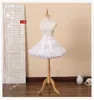 Dames slaapkleding Hooploze Petticoats Crinoine Slips onderboren kort voor bruidsjurk Bow Design Lolita Petticoat gezwollen witte tutu -rokken