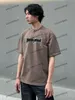 xinxinbuy Herren Designer T-Shirt 23ss Paris Destroyed Letter Print Kurzarm Baumwolle Damen Schwarz Rot Blau Grau XS-XL