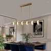 Hanglampen Kristal Luxe Eettafel Bar Checkstand Koffieshop Zacht Licht Lantaarnpaal Moderne Ring Hangende Romantiek Verlichting