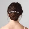 Pinces à cheveux Barrettes accessoires de mariage bandeaux pour femmes alliage tête chaîne élégant strass à la main bijoux de mariée cheveux