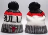 Luksusowe czapki bulls czapka chi Chicago projektant zimowych fasoli mężczyźni kobiety mody design dzianiny czapki jesień wełniana czapka liter jacquard unisex ciepła czaszka czapka sportowa A4