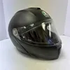 Agv Tam Kasklar Erkek ve Kadın Motosiklet Kaskları Spor Modüler Karbon Kask Mat Siyah 2xl WN 9xac XYT1