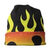 Berretti Vintage Glitter Fiamme Berretti Berretti Uomo Donna Unisex Outdoor Inverno Caldo Cappello lavorato a maglia Cappelli per cofano con fuoco scintillante per adulti