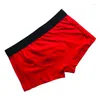 Underpants M-XXL Mens Modal Boxers Moda Conforto Boxer Underwear Curto Homens Vetement Homme Sports Soft