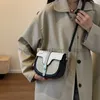 Schulterhandtaschen Damen auf 2023 Qualität Pu Fasion Saddle Soulder Messenger Bags Advanced Versatilecatlin_fashion_bags