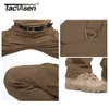 Men's Pants TACVASEN IX9 City Tactical Pants Mens Multi Pockets Cargo Pants Military Combat Cotton Pant SWAT Army Casual Trousers Hike Pants 230406