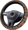 Capas de volante cobrem cogumelo elástico carro decorativo protetor covre universal antiderrapante neoprene acessórios automóveis