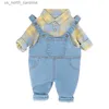 Ensembles de vêtements Nouveaux enfants vêtements costume printemps automne enfants garçon filles Hoodeis salopette 2 pièces/ensembles bébé enfant en bas âge vêtements de sport R231106