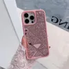 İPhone Cep Telefonu Kılıfı Çıkartma Flash Rhinestone Rhombus Geometri Telefonları 12PRO 13 Pro 14 Promax Anti Drop Her Şey Dahası Dahası Telefon Koruyucu Kapak