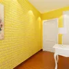 Wallpapers 3d muur PE schuimstickers bakstenen patroon waterdichte zelfklevende behangruimte huisdecoratie voor kinderen slaapkamer leven