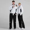 Otros artículos deportivos Traje de esquí de una pieza para hombres y mujeres Mono de esquí Invierno Cálido A prueba de viento Chaqueta de esquí impermeable Conjunto de pantalones Traje de snowboard SK063 HKD231106