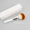 Gezichtspoederborstels losse poederborstel zacht haar gezicht bronzer contour witte make -upborstels