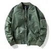 남자 재킷 스프링 MA1 폭격기 재킷 남자 초박형 플러스 크기 플라잉 파일럿 야구 재킷 남자 군사 커플 스트리트 아파트 가을 230406