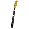 Fine Yellow Guitar Neck Barrel Polished Wood Guitar Handcrafts Replacement fits for Electric Guitar Parts Accessory