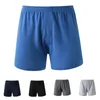 Onderbroek Zomer Sexy Mannen Ijs Zijde Boxer Mesh Dunne Slips Pouch Ondergoed Gladde Zachte Shorts Losse Zwembroek Solid Casual