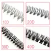 Pestañas postizas Extensión de pestañas en racimo 60 paquetes 10D/20D/30D/40D 0.07C/D Estilo natural Individual Lucky Lash