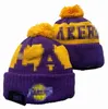 Luxury beanies Lakers Beanie Los Angeles LAL designer Winter men women Fashion design knit hats fall woolen cap letter jacquard unisex warm skull Sport Knit hat A0