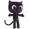 メーカーの卸売4つのTrue and the Rainbow Kingdom Purple Cat Toys Toys Cartoon Animation Film Television Peripheral Dolls for Children's Gifts