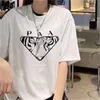 Kadın T-Shirt Tasarımcı Moda Erkek T Shirt P Kadın Tasarımcılar Tshirt Tees Giyim Üstler Adam Sıradan Gerçek Mektup Gömlek Giyim Polos Kollu Kadın S-5XL