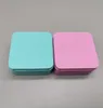 Square Popular Tin Box Empty Metal Storage Case Organizer Stash 4 colors 9*9*4.5cm Jars For jewelry Money Coin Candy Keys U disk headphones