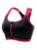 Women's Tanks Plus Size 7XL Yoga Bras For Women Zipper Sports Crop Tops Fitness Sportgym Adjustable Straps Yuga Shockproof Bra Training Top