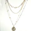 Chains Designer Original Handmade Pearl Chain Necklace 2023 Fashion Beauty Head Pendant Factory Direct Sales