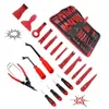 Ensembles d'outils à main professionnels 19/38 pièces Kit intérieur de démontage de voiture enlèvement Audio panneau de garniture tableau de bord lecteur DVD Auto