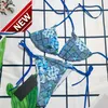 Vente chaude Designer Bikinis Femme Bikini Deux Pièces Avec Lettre Maillots De Bain Cristal D'été Maillots De Bain Plage De Luxe Maillots De Bain Trois Points Swimsuite