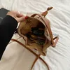 Torebki na ramię torebki Sumple Słomka Trane sulder sznurka torba crossbody gilrs Pursestylishhandbagsstore