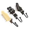 Haken rails vintage gitaarvormige decoratieve rackhangers voor hangende kleding jassen handdoeken sleutels hoeden metalen hars muur gemonteerd hij