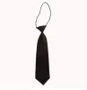 Cravate réglable en Satin élastique pour enfants garçons, cravates solides de qualité, accessoires pour vêtements