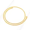 Xuping Jewelry Fashion Trend Hip Hop Flat Snake Bone Plain Chain Cold Wind Gold Simple High Grade Necklace