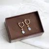 Dangle Earrings MoBuy 925 Sterling Silver Women Earring Hollow Pattern Water Drop Opal S925 14K Gold Plated Fine Jewelry MBEI094