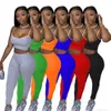 2023 femmes deux pièces tenues survêtements mode femmes survêtement décontracté court fronde pantalon ensemble grande taille vêtements été style S-XXL