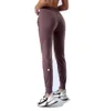 LL Women Yoga Ninth Pants Push Fitness Leggings Soft High Waist Hip Lift Elastic Casual Jogging Workout pants Fashion brand