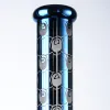 SPEL BEAKER GLASS BONG HOOSHS RACKA TUBLE VATTER PIPER OLJAB RIGS 18mm Kvinnlig fog med skål och Downstem