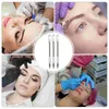 Pinceaux de maquillage, 3 pièces, stylo de Position des sourcils, marquage Anti-engourdissement de la peau, marqueur Permanent, stylos de tatouage en plastique pour Microblading