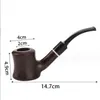 Ultimi strumenti per accessori per tubi per tubi con filtro da 9 mm per sigarette da fumo in legno di ebano
