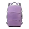 School Bags Pink Women Travel Backpack Water Repellent Anti-Theft Stylish Casual Daypack Bag with Luggage Strap USB Charging Port Backpack 230404