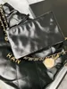 Original kvalitet på Tote Trash Shopping Bag Luxury Womens Designer Purses Channel Chain Travel Handväskor Totes äkta läder crossbody väskor stort medium liten mini