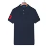 Męska koszulka polo top koszulka z krótkim rękawem duża lub kucyka rozmiar S-2xl wielkollarowany haft klasyczny biznes