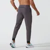 LL-2023 Hommes Jogger lu pantalons longs Sport Yoga tenue séchage rapide cordon poches de gymnastique pantalons de survêtement pantalons hommes décontracté taille élastique fitness