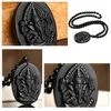 Подвесные ожерелья Ganesha Black obsidian нефритовые резные резные подвески Ganesh Dewellant