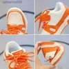 Sneakers Platform Buty sportowe Flat Kids Sneakers dla dziewcząt Tenis Spring Casual Lace Up Black Orange Boy Mash